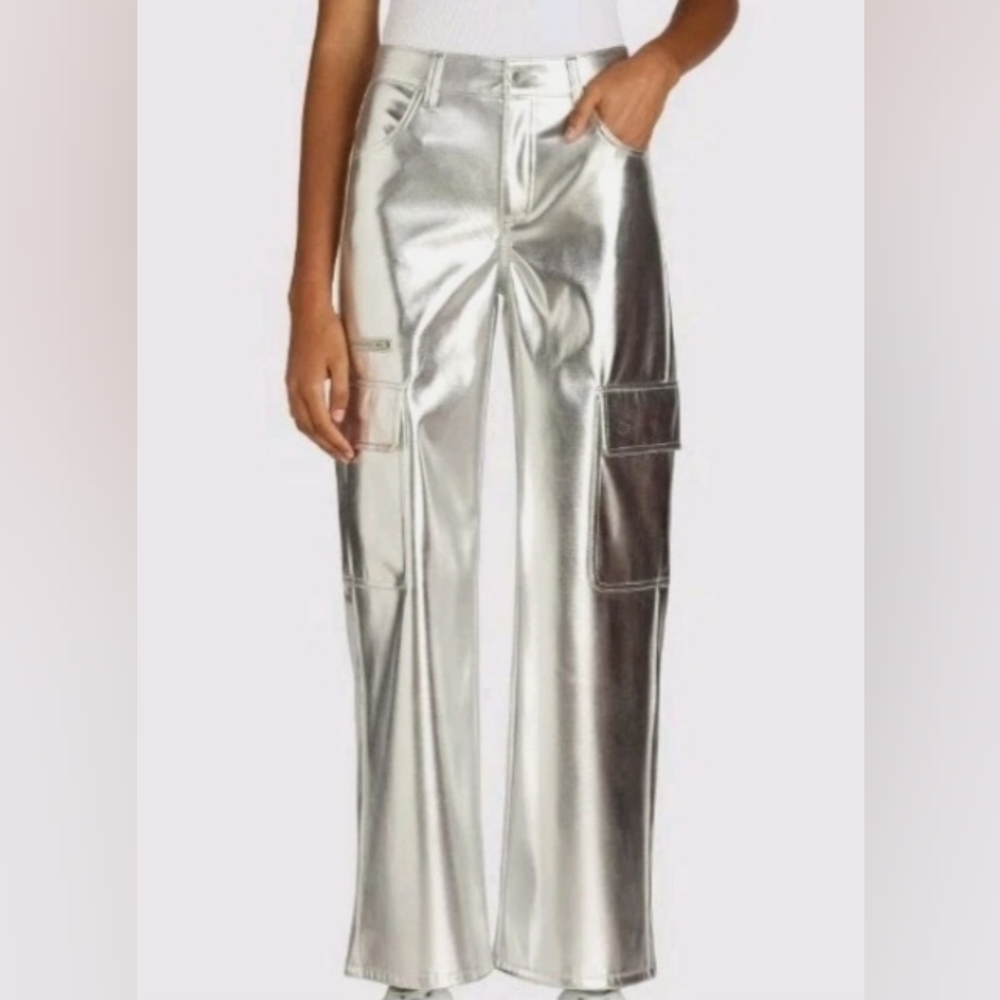 NWT No Boundaries Silver Cargo Pants